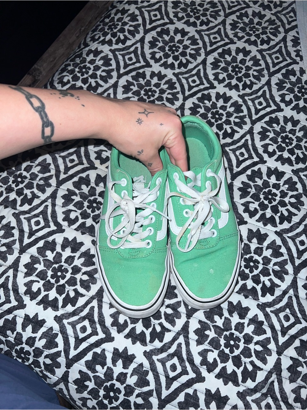 Vans Women's Low-Top Sneakers in green